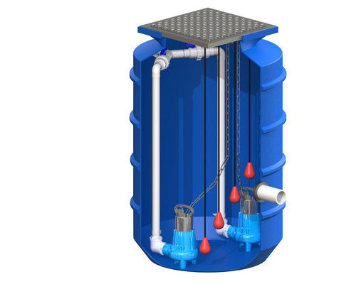 1125L Stormwater/Grey Water Dual Pumpstation